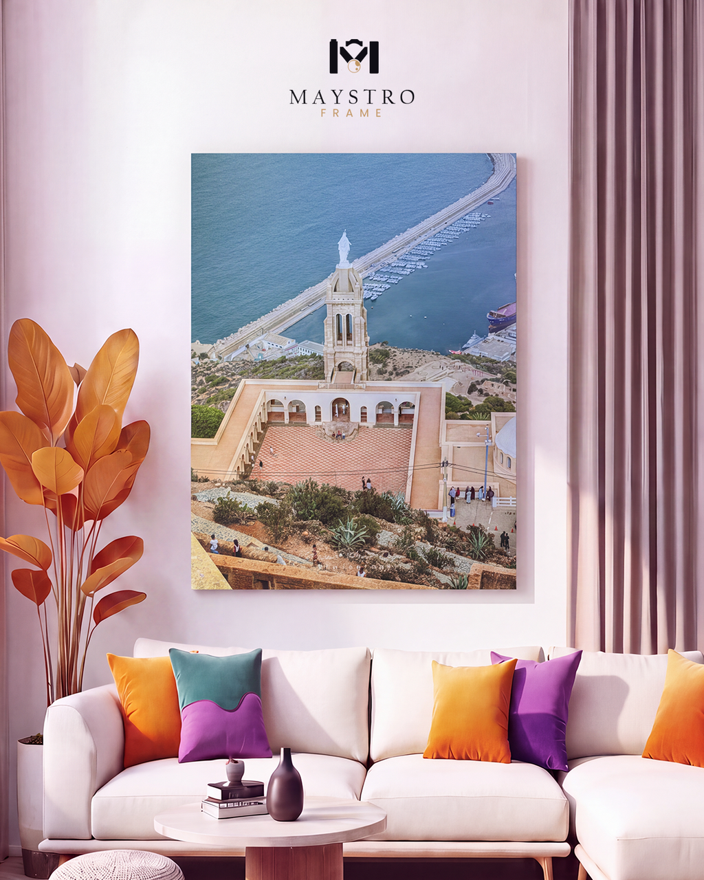 Santa Cruz, Oran — Framed Architectural Print