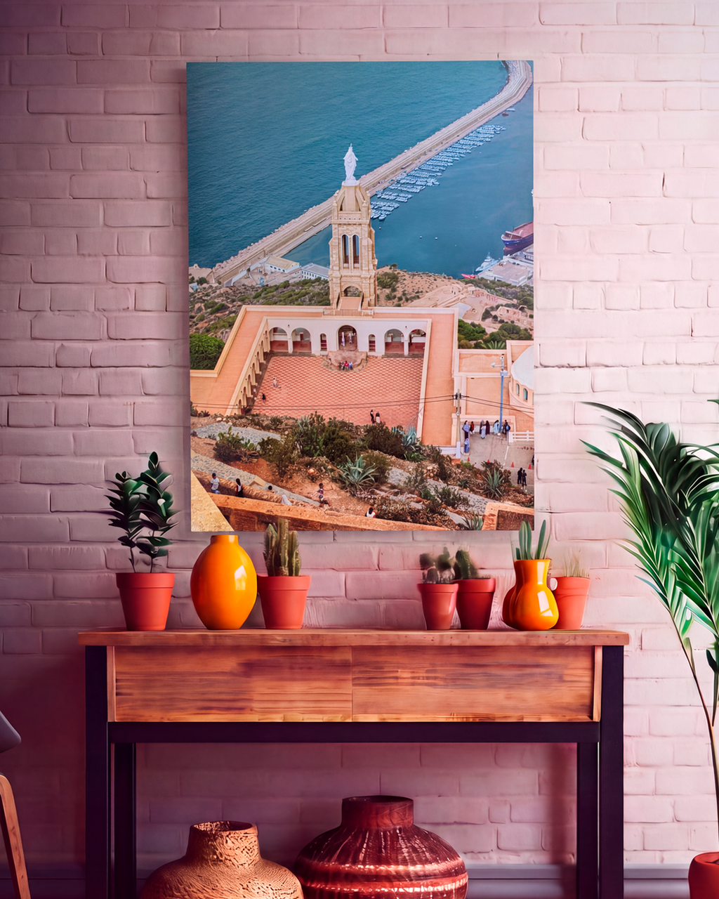 Santa Cruz, Oran — Framed Architectural Print